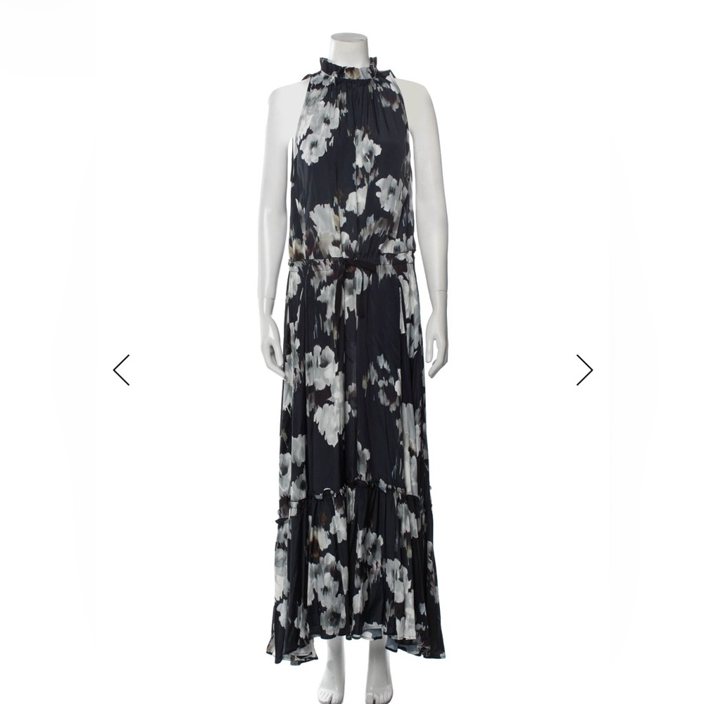 Goop G label size 8 silk maxi dress